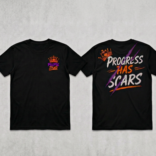 People Suq Progress Has Scars T shirt